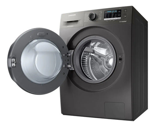 Lavarropas Automático Inverter Samsung Carga Frontal 9.5kg 1400rpm Silver Ww95aa046bxubg Gris