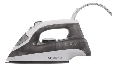 Plancha Vapor Kanji Kjh-pl1603 1600w Ceramica Vapor Vertical Gris