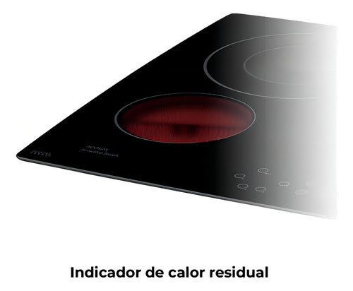 Anafe Vitrocerámico Longvie Avst360k Sensitive Touch Color Negro