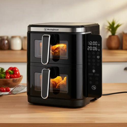 Freidora De Aire Westinghouse Wkaf2201 Air Fryer Digital Negro