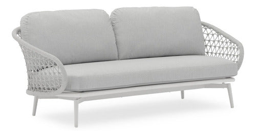 Juego De Sillones Living Jardin Exterior Cuddle Tio Musa Color Gris
