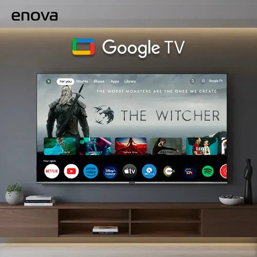 Smart Tv Led Enova 75 Te75ug12tdf 4k Uhd Frameless Google Tv