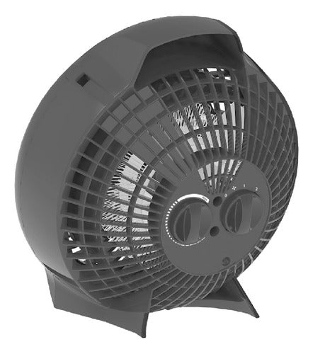 Caloventor Eléctrico Liliana Cfh420 Con Termostato Regulable Negro