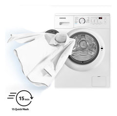 Lavarropas Samsung Ww70a4000 Automático Carga Frontal 7 Kg Inverter Blanco