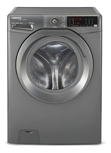 Lavasecarropas Automático Longvie L3d41066dmbr 10/6kg 1400rpm Gris