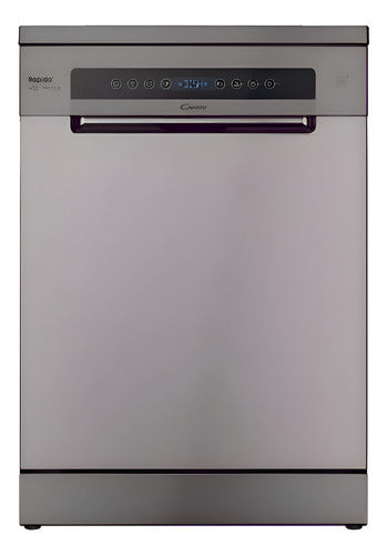 Lavavajillas De 16 Cubiertos Candy Cf6c4f1ps Inverter Wifi Plateado