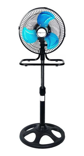 Mini Ventilador 3 En 1 De 10 Pulgadas Kanji Kjh-fh1306 Negro 25.4 Cm 50 Negro Gris Metal 3