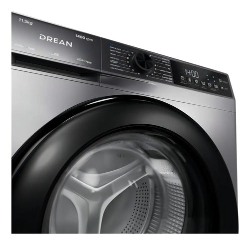 Lavarropas Automatico Drean Lfdr1114isg0 Eco Inverter 11.... Gris
