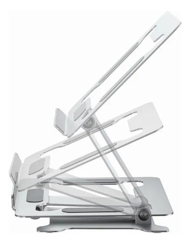 Soporte Plegable Escritorio Notebook Tablet Onebox Ob-s3 Cts Plateado