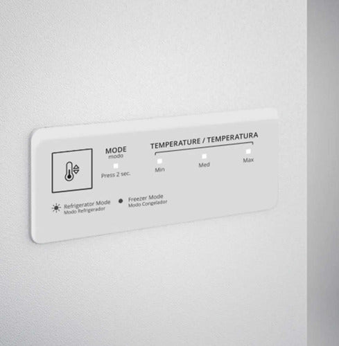Freezer Horizontal Whirlpool Whb42d2 Blanco De 414l