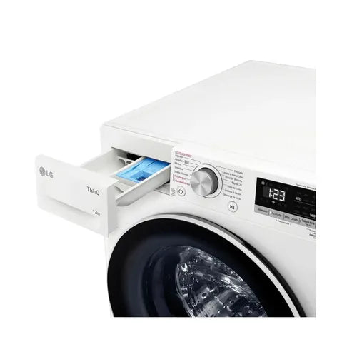 Lavarropas LG 12 Kg Carga Frontal Inverter Blanco - Wm12wvc4s6