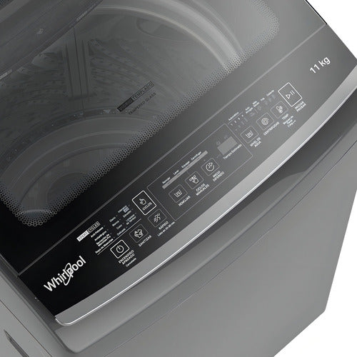 Lavarropas Whirlpool Ww11bt Carga Superior 11kg Gris Oscuro