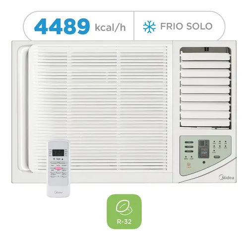 Aire Ventana Mvf18cfn81f 4489 Frig (frío Solo) Midea Color Blanco
