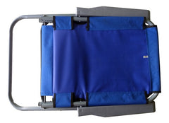 Reposera Plegable Caño 1 Posicion Tela Oxford En Azul Azul