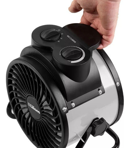Caloventor Liliana Cfi700g Forzador Heatcyclone Gris Cts Gris