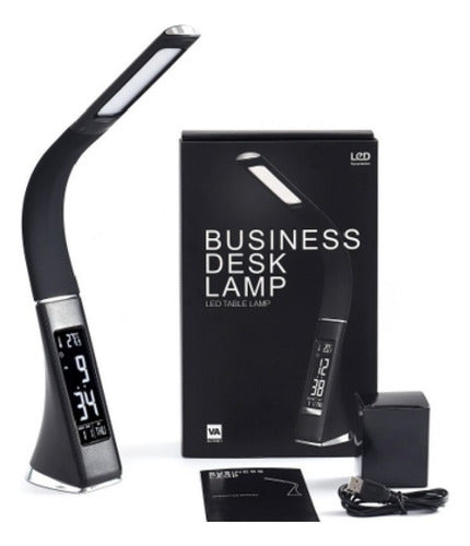 Lámpara Led Escritorio Tm Desk Lamp Tm3919 Usb Luz 5w Negro