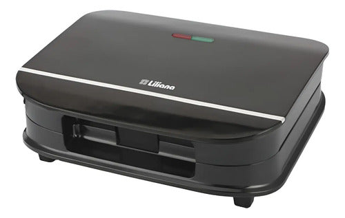Sandwichera Liliana As970 Grilltoast Antiadherente 850w Negro
