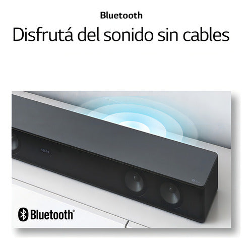 Barra De Sonido Con Subwoofer LG Sh7q Color Negro 800w
