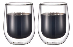 Vaso De Vidrio Con Doble Pared 2 Unidades Carol 200cc Transparente