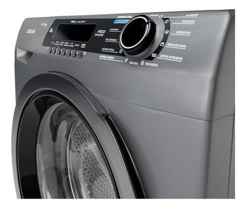 Lavarropas Automático Drean Lcfdr0814sg 8kg 1400rpm Inverter Gris