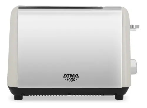 Tostadora Atma Toat21vcp Ranuras Extra Ancha Vintage Blanco Crema
