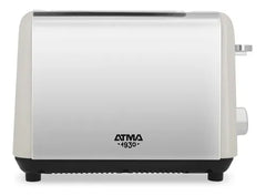 Tostadora Atma Toat21vcp Ranuras Extra Ancha Vintage Blanco Crema