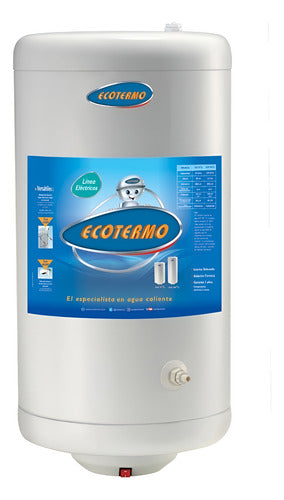 Termotanque Electrico Ecotermo C/inf. 70lts Cts Blanco