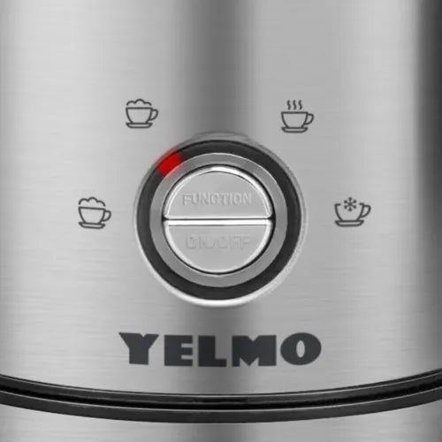 Espumador Leche Yelmo El-9501 Antiadherente Acero Inox 500w Plateado