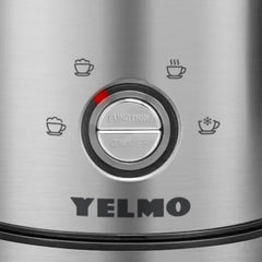 Espumador Leche Yelmo El-9501 Antiadherente Acero Inox 500w Plateado