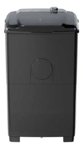 Lavarropas Semi Automático Drean Ltdr87sg0 8 Kg Gris Oscuro