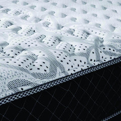 Colchón De Resortes Cannon Resortes Doral 2 Plazas 140x190x27 Gris/negro