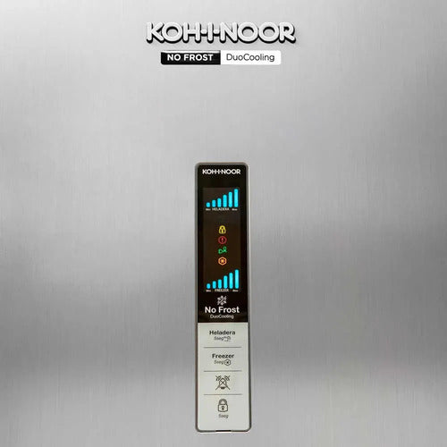 Heladera Koh-i-noor Khga41di/9 No Frost Inverter 417l Acero Plateado