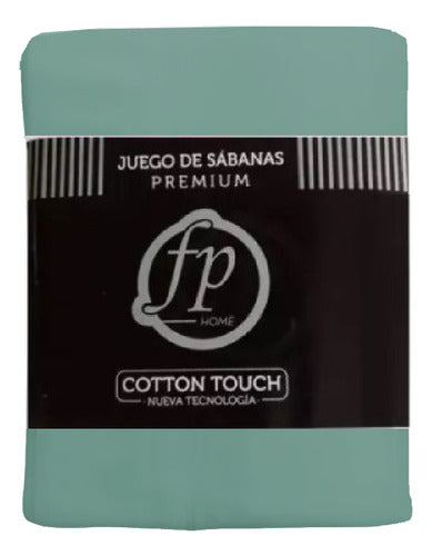 Juego Sabanas Twin Fp Home Premium 300 Hilos Verde Cts Verde Musgo Liso