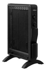 Panel Radiante De Mica Liliana Negra Cm705 1600w Mecanica Negro