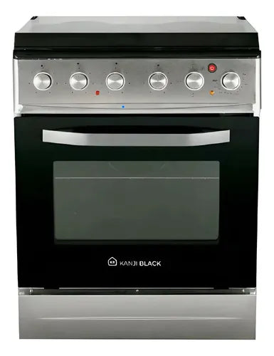 Cocina Electrica Kanjiblack 60cm Kjh-ekxl01v Plateado