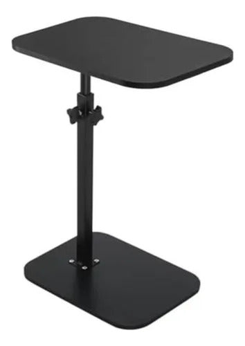 Mesa Auxiliar Bandeja Notebook Altura Variable Vivendi Negra Negro