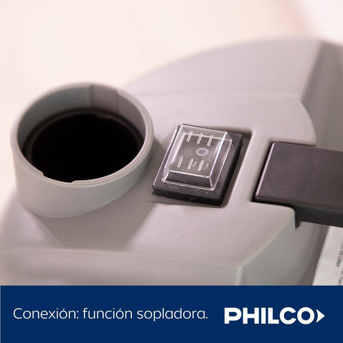 Aspiradora De Tacho Philco 1200w Aspira Liquidos Color Plateado/gris