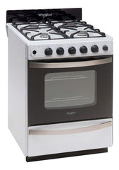 Cocina Whirlpool Multigas 56 Cm Blanca Color Blanco