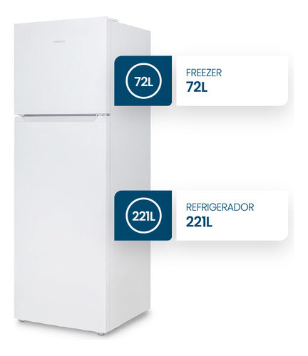 Heladera Philco Top Mount Cíclica 320l Blanca - Phct320b