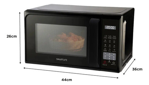 Microondas Smartlife Digital Sl-mwo20mdb Negro 20l