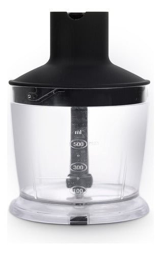 Licuadora De Mano Yelmo Lm-1535 800w Con Batidor Y Picador Negro