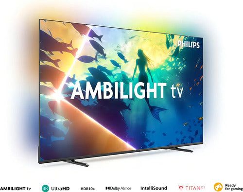 Smart Tv Led 55 4k 55pud8100 Titan Os Ambilight - Philips