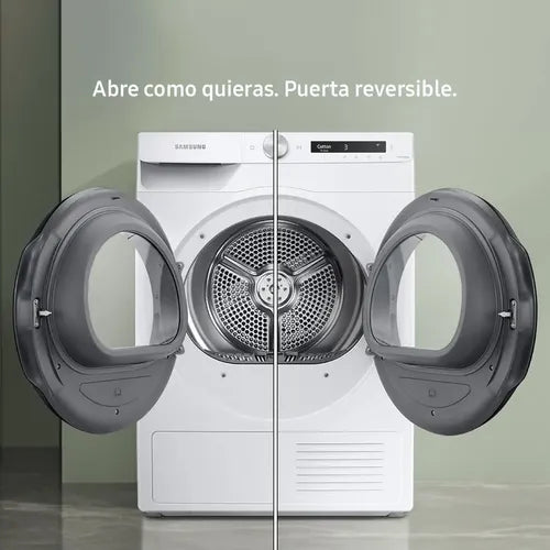 Secarropas Por Calor Samsung Sadv90t5240aw 9kg Inverter Color Blanco