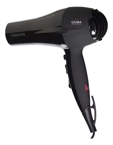 Secador De Pelo Gama Eleganza Cool Shot 2400w 3temp 2vel Css Negro