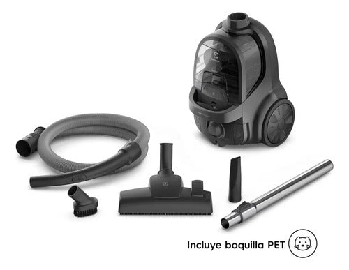 Aspiradora Ciclónica Electrolux 2200w Easybox Eas41 Gris