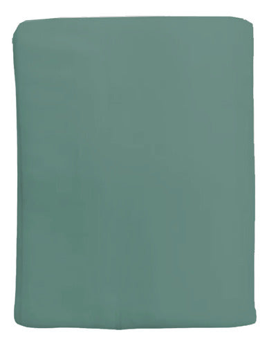 Juego Sabanas Twin Fp Home Premium 300 Hilos Verde Cts Verde Musgo Liso