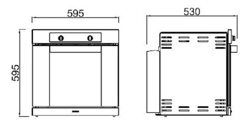 Horno Eléctrico Empotrable Longvie He1900xf Acero Inoxidable