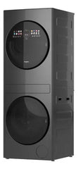 Torre De Lavado Secado Whirlpool Wnt14as Inverter 14kg/12kg Gris Oscuro