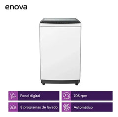 Lavarropas Carga Superior Automático Enova Le08s10bll 8kg Blanco