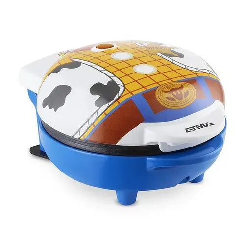 Wafflera Mini Atma Mw013wtsdn Woody Toy Story 550w Antiadherente Azul